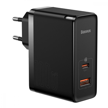 Зарядное устройство Baseus GaN5 Pro Fast Charger C+U 100W Black (CCGP090201)