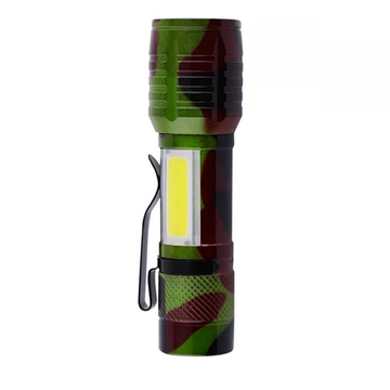 Лампf фонарь Led FlashLight 2in1 microUSB Green (BL-535M)