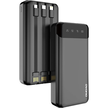 Зовнішній акумулятор Dudao 10000mAh Portable mini Black
