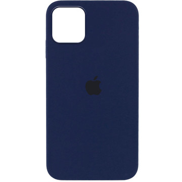 Чехол-накладка Apple Sillicon Case Copy for iPhone 12 6.7 Blue Cobalt
