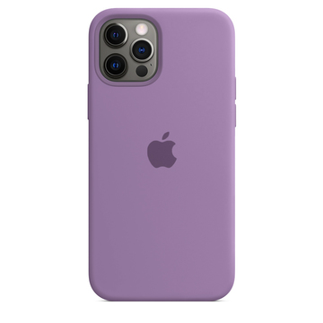 Чехол-накладка Apple Sillicon Case Copy for iPhone 12 6.7 Blueberry Yogurt