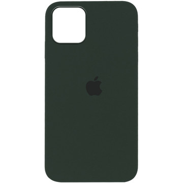 Чехол-накладка Apple Sillicon Case Copy for iPhone 12 6.7 Dark Green