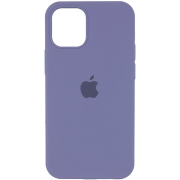Чохол-накладка Apple Sillicon Case Copy for iPhone 12 6.7 Lavander Grey