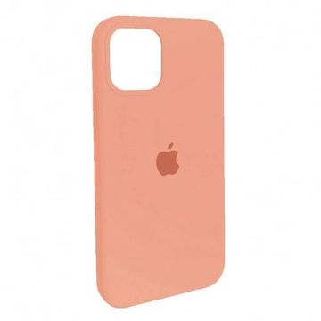 Чехол-накладка Apple Sillicon Case Copy for iPhone 12 6.7 Peach