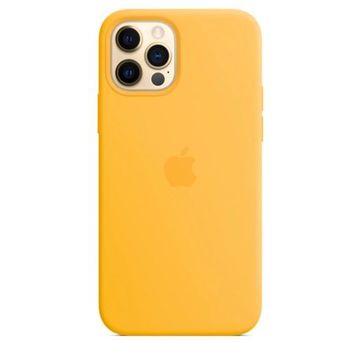 Чохол-накладка Apple Sillicon Case Copy for iPhone 12 6.7 Yellow