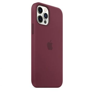Чохол-накладка Apple Sillicon Case Copy for iPhone 12 6.1 Bordo