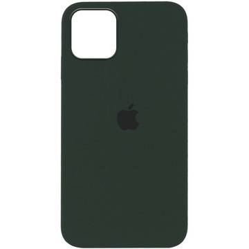 Чехол-накладка Apple Sillicon Case Copy for iPhone 12 6.1 Dark Green