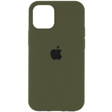 Чехол-накладка Apple Sillicon Case Copy for iPhone 12 6.1 Dark Olive