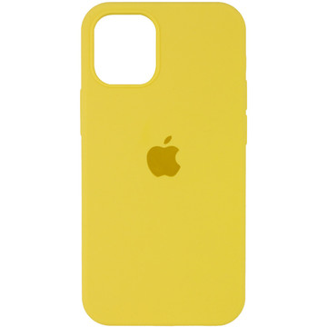 Чехол-накладка Apple Sillicon Case Copy for iPhone 12 6.1 Yellow