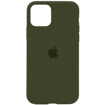 Чохол-накладка Apple Sillicon Case Copy for iPhone 11 Dark Olive