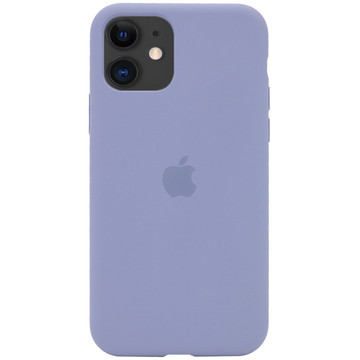 Чохол-накладка Apple Sillicon Case Copy for iPhone 11 Lavander Grey
