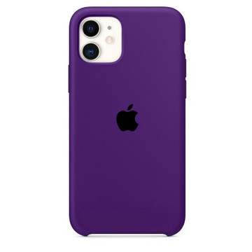 Чохол-накладка Apple Sillicon Case Copy for iPhone 11 Purple