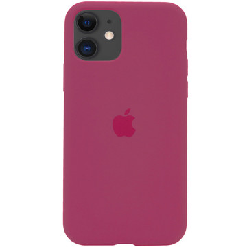 Чохол-накладка Apple Sillicon Case Copy for iPhone 11 Rose Red