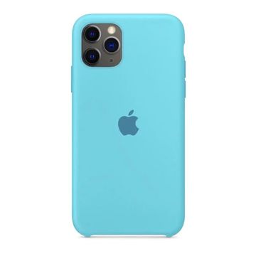 Чохол-накладка Apple Sillicon Case Copy for iPhone 11 Sky Blue (43)