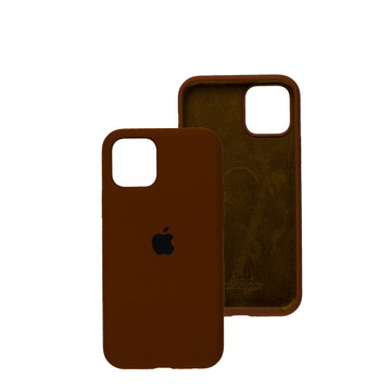 Чехол-накладка Apple Sillicon Case Copy for iPhone 11 Pro Coffee