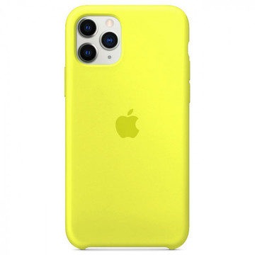 Чехол-накладка Apple Sillicon Case Copy for iPhone 11 Pro Flash Yellow (32)