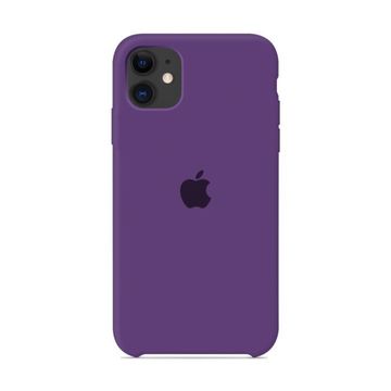 Чохол-накладка Apple Sillicon Case Copy for iPhone 11 Pro Purple