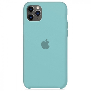 Чехол-накладка Apple Sillicon Case Copy for iPhone 11 Pro Sea Blue