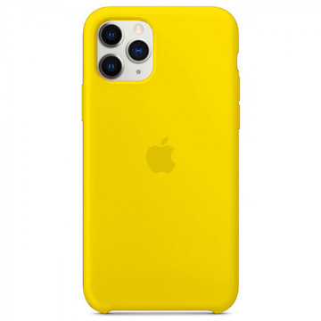 Чохол-накладка Apple Sillicon Case Copy for iPhone 11 Pro Yellow