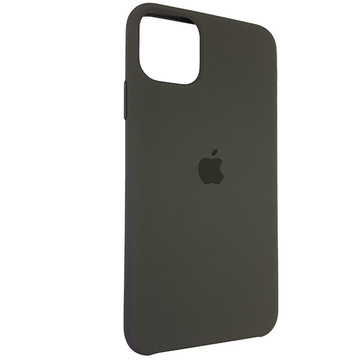 Чехол-накладка Apple Sillicon Case Copy for iPhone 11 Pro Dark Olive