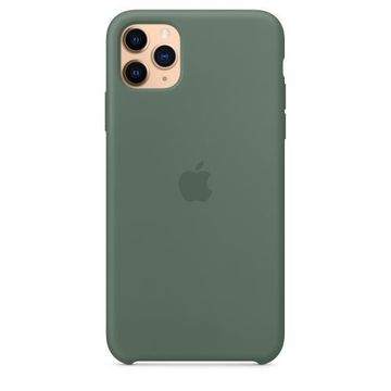 Чехол-накладка Apple Sillicon Case Copy for iPhone 11 Pro Max Moss Green