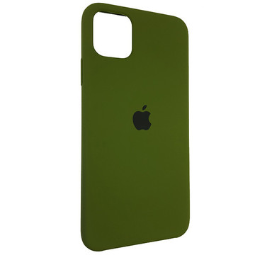 Чехол-накладка Apple Sillicon Case Copy for iPhone 11 Pro Max Dark Green