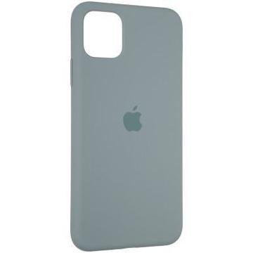 Чехол-накладка Apple Sillicon Case Copy for iPhone 11 Pro Max Granny Grey