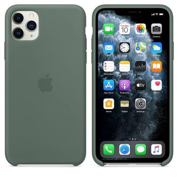 Чехол-накладка Apple Sillicon Case Copy for iPhone 11 Pro Max Pine Green