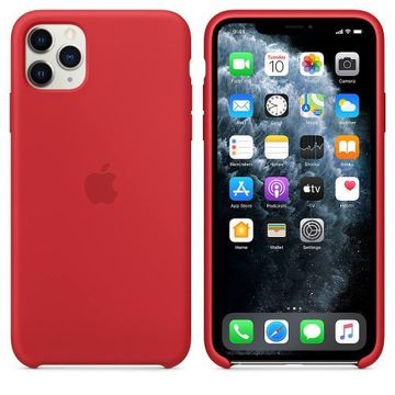 Чехол-накладка Apple Sillicon Case Copy for iPhone 11 Pro Max Red