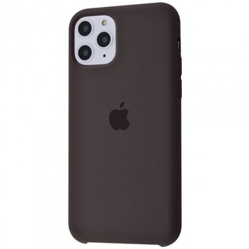 Чехол-накладка со встроенным аккумулятором Apple Sillicon Case Copy for iPhone 11 Pro Max Cocoa