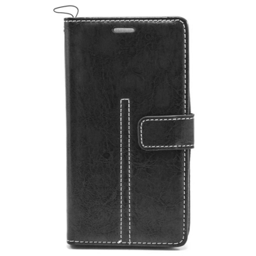 Чохол-книжка Levol Leather with Magnet 6.0-6.3 Black