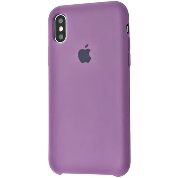 Чехол-накладка Apple Sillicon Case Copy for iPhone X Blueberry Yogurt