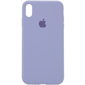 Чехол-накладка Apple Sillicon Case Copy for iPhone X Lavander
