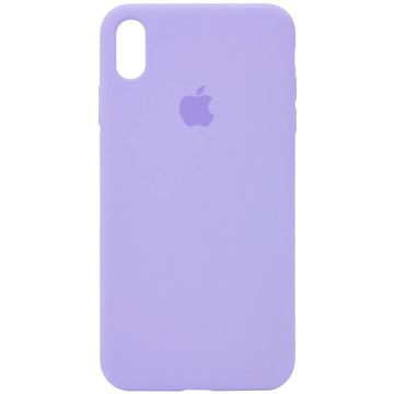 Чохол-накладка Apple Sillicon Case Copy for iPhone X Lilac