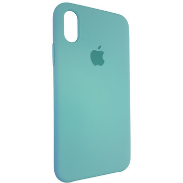 Чехол-накладка Apple Sillicon Case Copy for iPhone X Ocean Blue