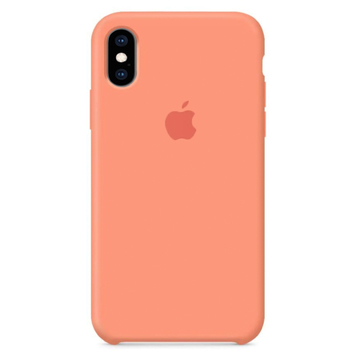 Чехол-накладка Apple Sillicon Case Copy for iPhone X Peach