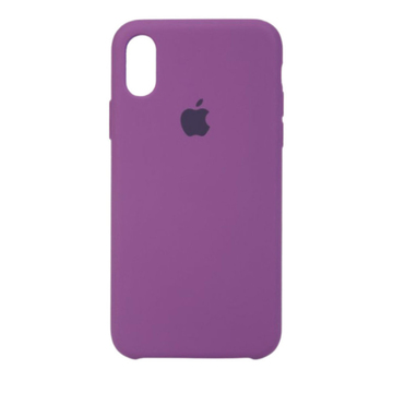 Чехол-накладка Apple Sillicon Case Copy for iPhone X Purple