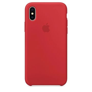 Чехол-накладка Apple Sillicon Case Copy for iPhone X Red