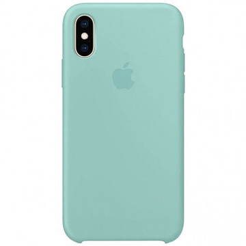 Чехол-накладка Apple Sillicon Case Copy for iPhone X Turquoise