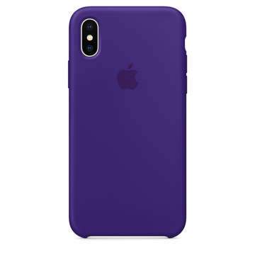 Чохол-накладка Apple Sillicon Case Copy for iPhone X Ultra Violet