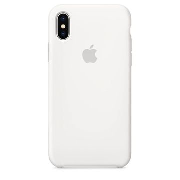 Чехол-накладка Apple Sillicon Case Copy for iPhone X White