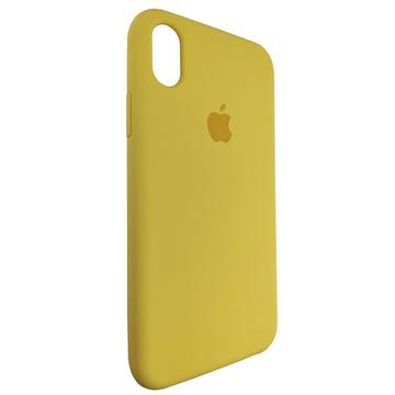 Чехол-накладка Apple Sillicon Case Copy for iPhone X Yellow