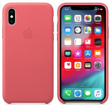 Чехол-накладка Apple Sillicon Case Copy for iPhone X Red Raspberry