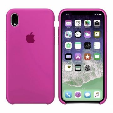 Чехол-накладка Apple Sillicon Case Copy for iPhone XR Dragon Fruit