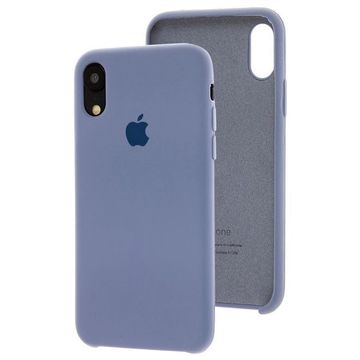 Чохол-накладка Apple Sillicon Case Copy for iPhone XR Lavander Grey