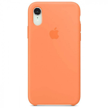 Чохол-накладка Apple Sillicon Case Copy for iPhone XR Papaya