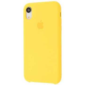 Чехол-накладка Apple Sillicon Case Copy for iPhone XR Yellow
