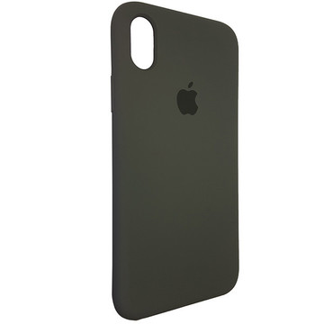 Чохол-накладка Apple Sillicon Case Copy for iPhone XR Dark Olive