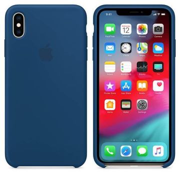 Чохол-накладка Apple Sillicon Case Copy for iPhone XS Max Blue Horizon