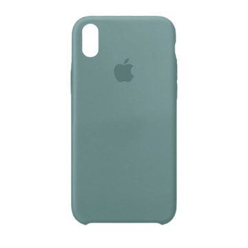 Чохол-накладка Apple Sillicon Case Copy for iPhone XS Max Cactus